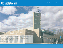 Tablet Screenshot of gospelstream.org